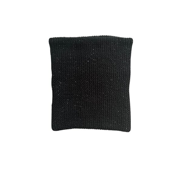 Kate Spade Sequin Knit Neck Warmer Black Infinity Scarf $98 MSRP NWT - Picture 5 of 5